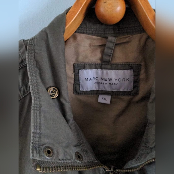 Andrew Marc military jacket - Picture 2 of 5